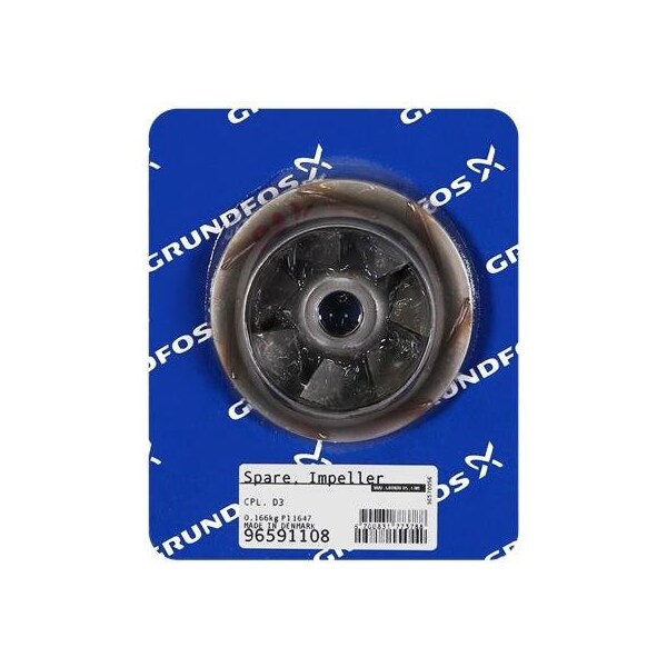 Pump Repair Parts- Spare, Impeller cpl. D3.